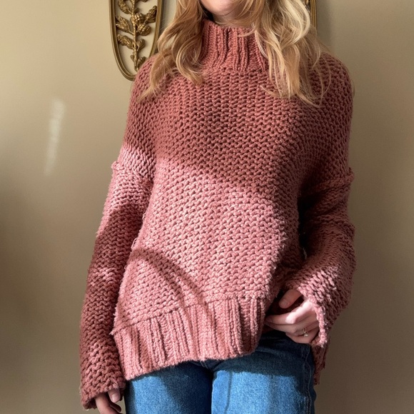 Free People “My Only Sunshine” Mock Neck Sweater - Picture 2 of 8